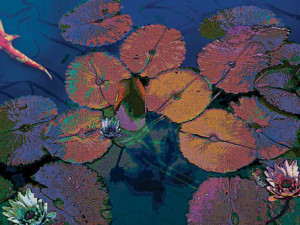 Lily Pads & Koi - Catherine Lee Neifing