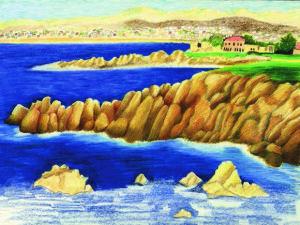 Pacific Grove Rocky Shore - Catherine Lee Neifing